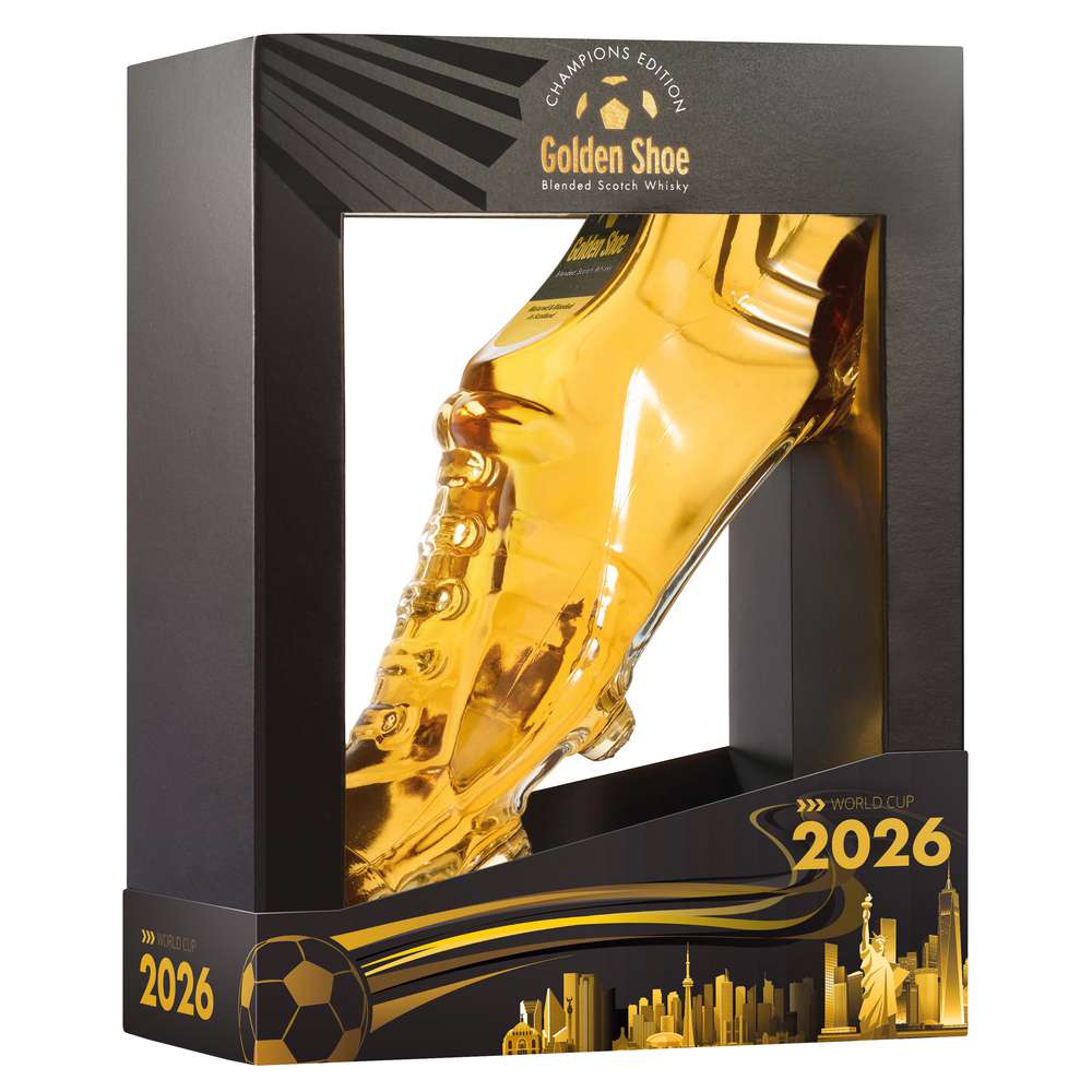 Produktabbildung Schwarze und Schlichte Golden Shoe Blended Scotch Whisky 40% 