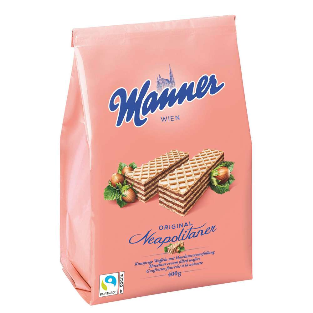 Produktabbildung Manner Neapolitaner Waffeln, Haselnuss