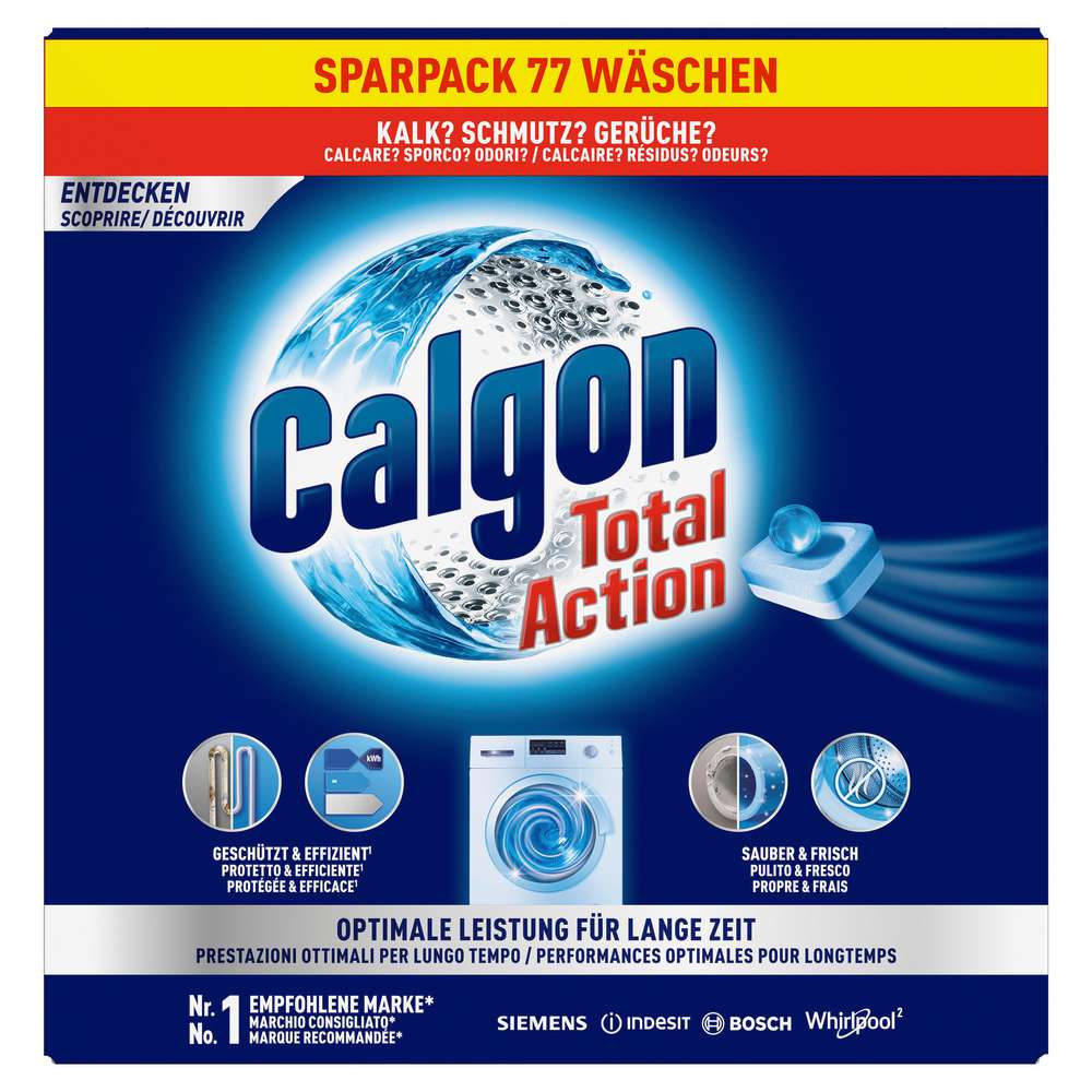 Produktabbildung Calgon Waschmaschinen-Entkalker Tabs