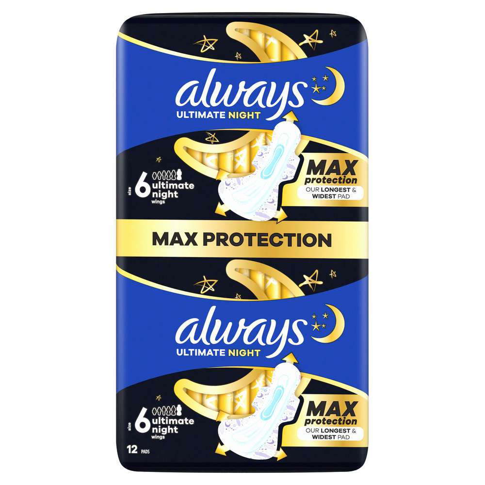 Produktabbildung Always Ultra Binden Night Max Protection