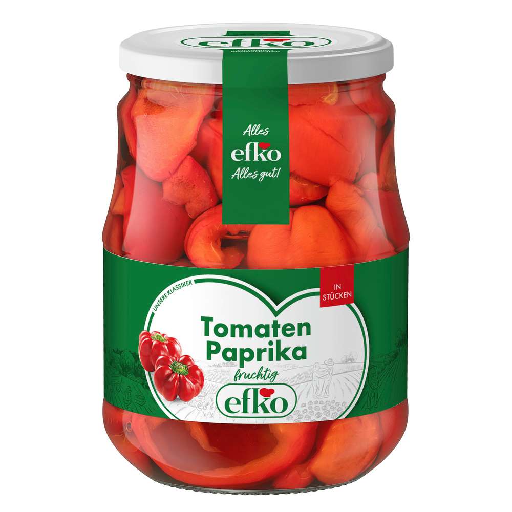 Produktabbildung efko Tomatenpaprika im Glas