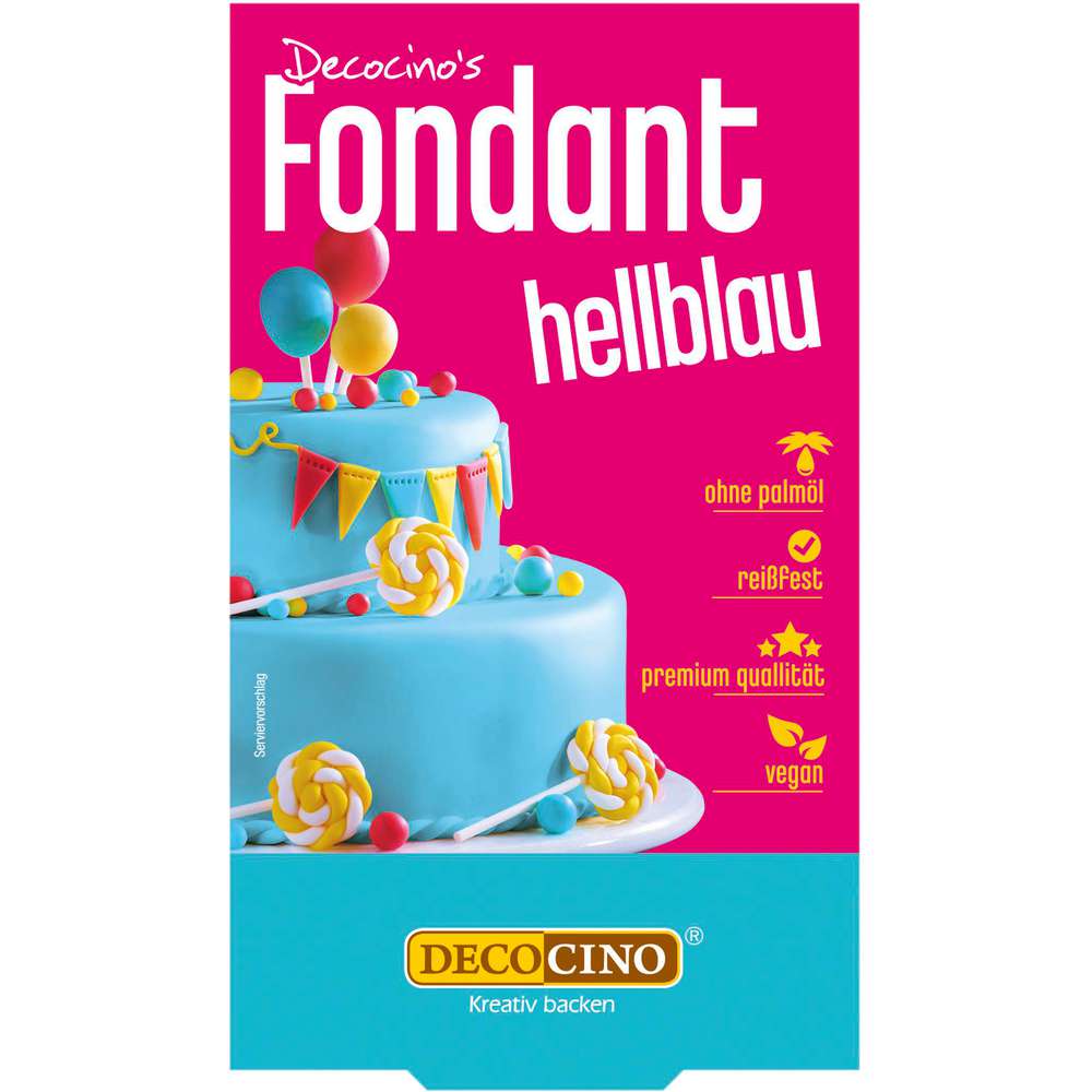 Produktabbildung Decocino Rollfondant, hellblau