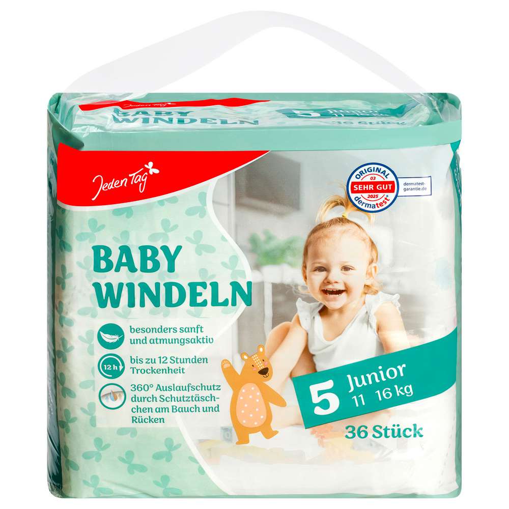 Produktabbildung Jeden Tag Windeln Junior, 11-16 kg