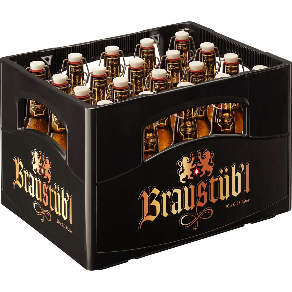Produktabbildung Braustübl Pilsener Bier, 4,8% (20x 0,330 Liter)
