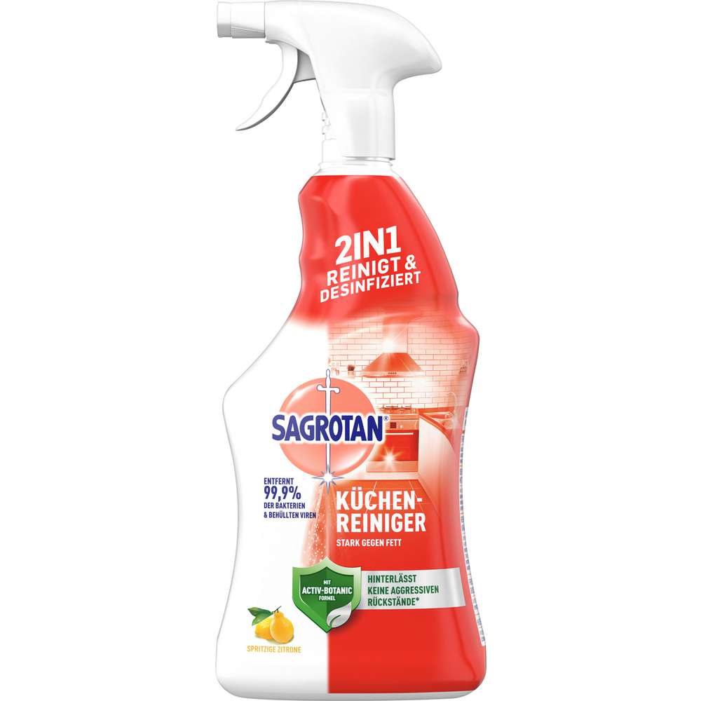 Produktabbildung Sagrotan Küchen-Reiniger Zitrone 750ml