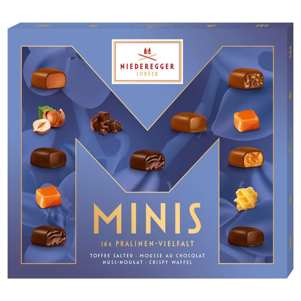 Produktabbildung Niederegger Mini Pralinen, Vielfalt