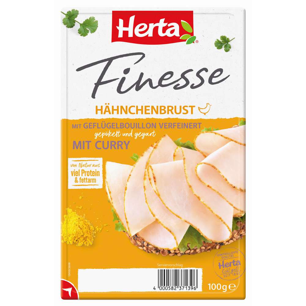 Produktabbildung Herta Finesse Hähnchenbrust, Curry