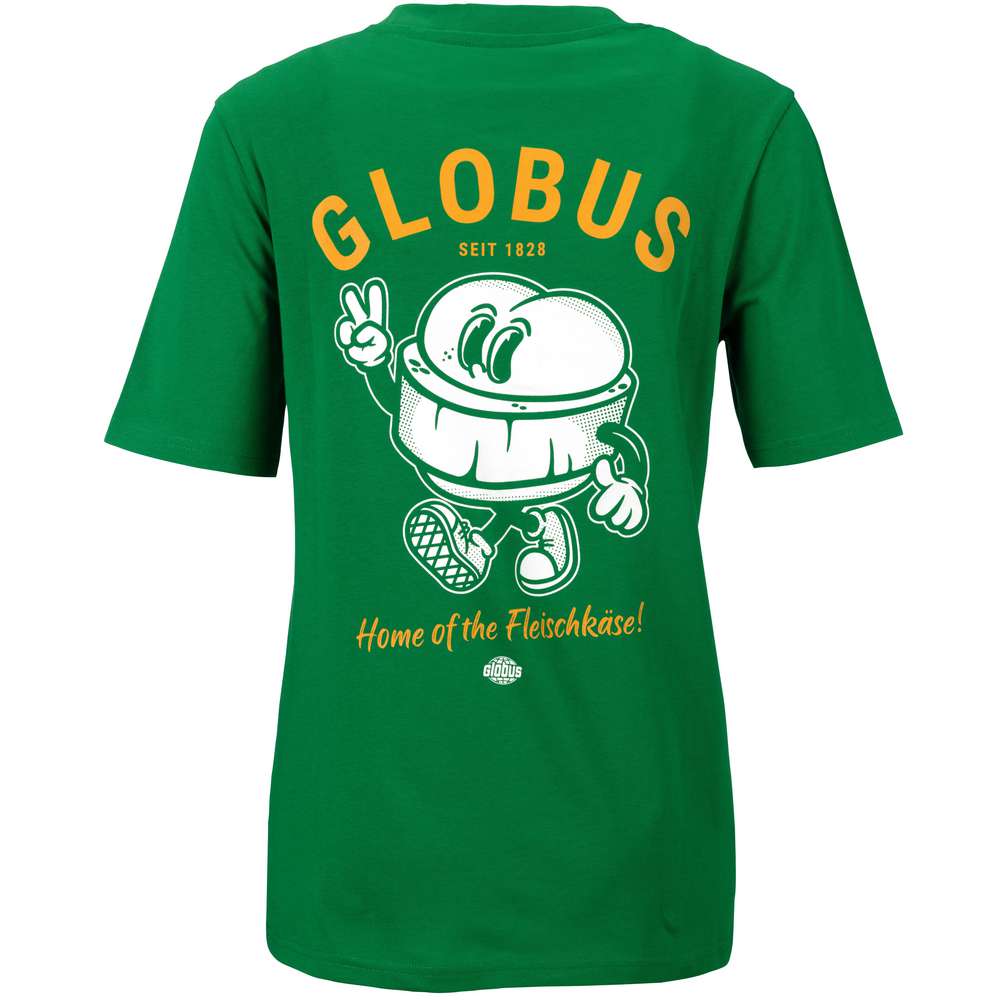 Produktabbildung GLOBUS T-Shirt Fleischkäse, grün, XS-3XL