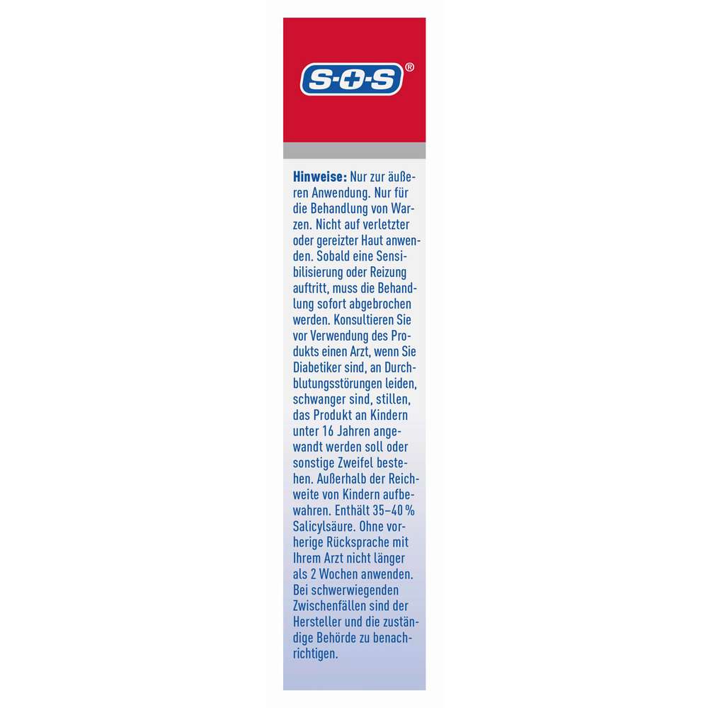 Produktabbildung SOS Warzen-Ex-Pflaster, 24 Stück