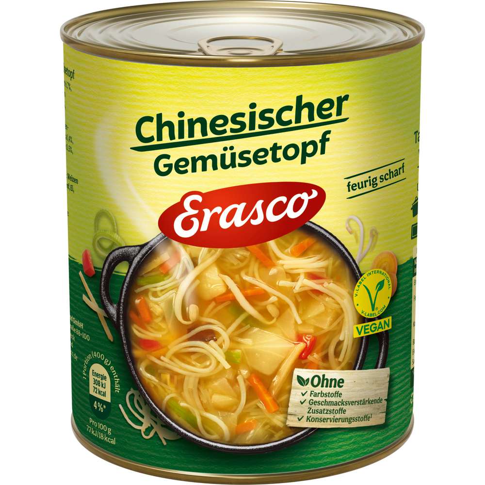 Produktabbildung Erasco Chinesischer Gemüsetopf