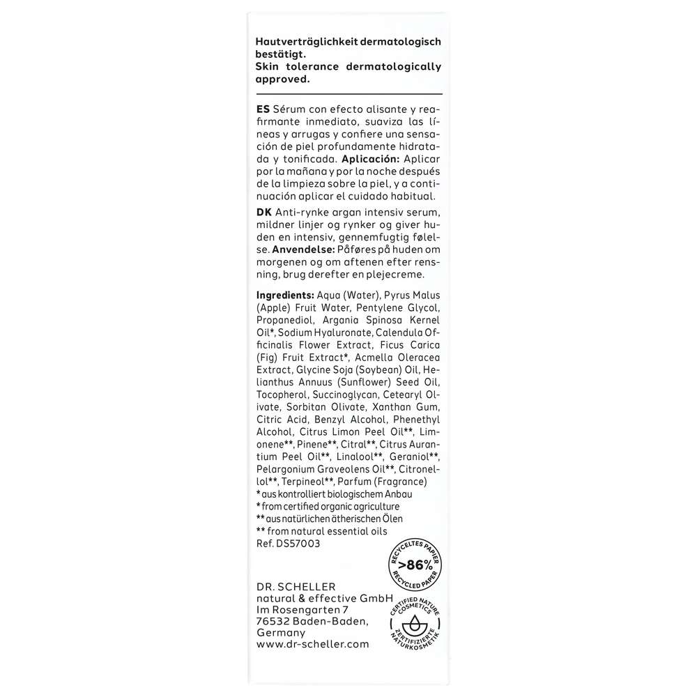 Produktabbildung Dr. Scheller Argan Intensiv Serum, Anti Falten