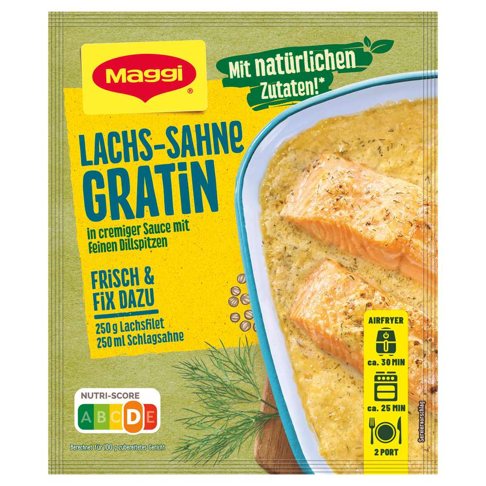 Produktabbildung Maggi Fix Lachs Sahne Gratin
