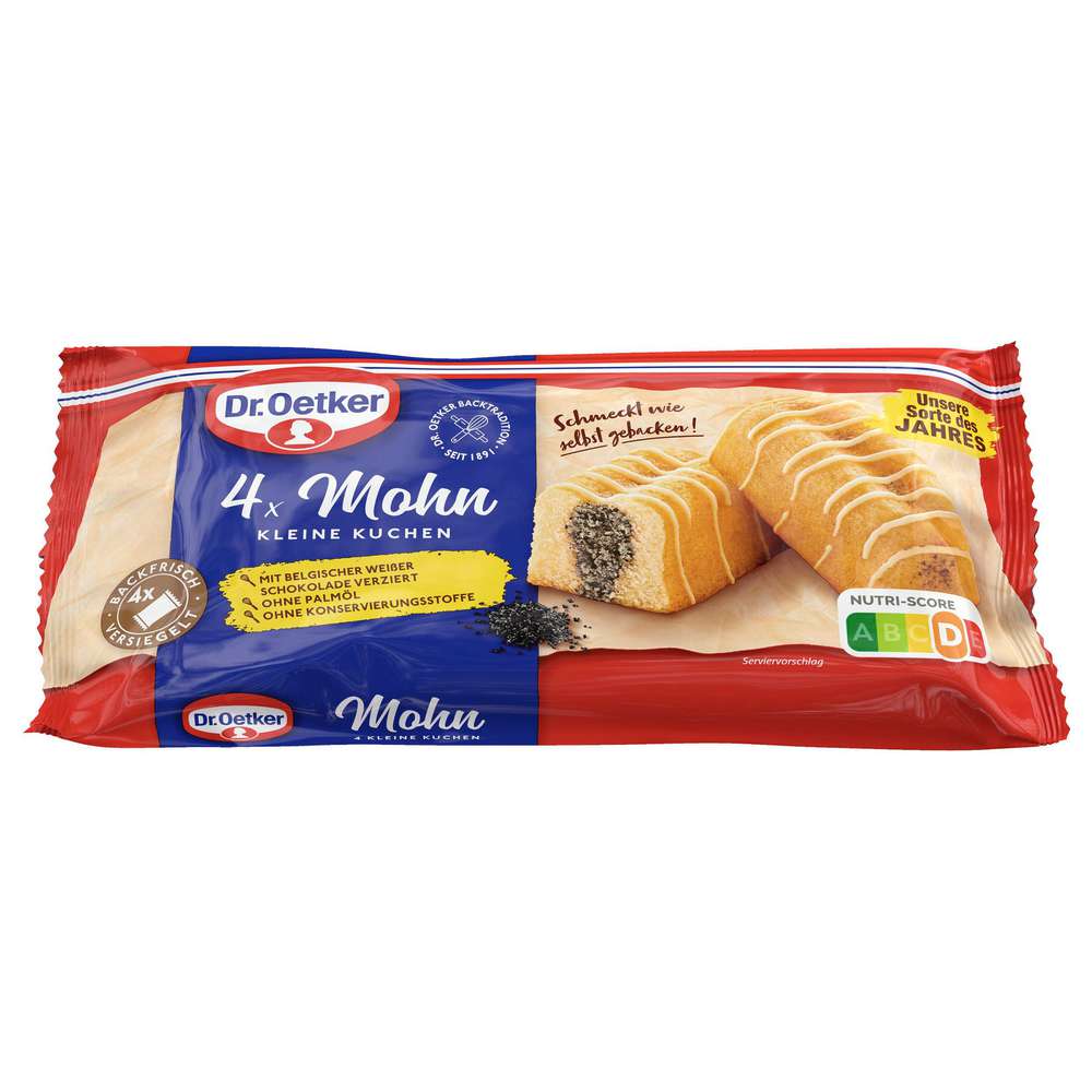 Produktabbildung Dr. Oetker Kleine Mohnkuchen