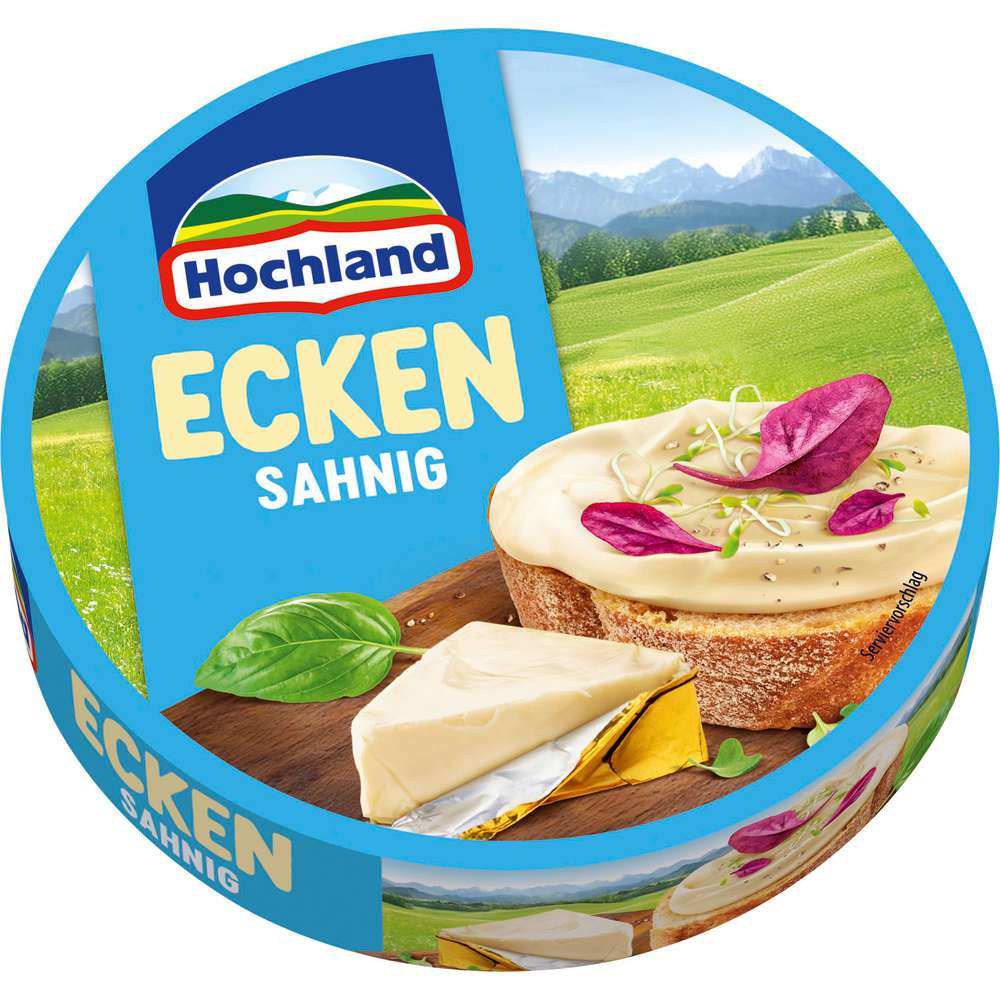 Produktabbildung Hochland Schmelzkäse-Ecken, Sahnig