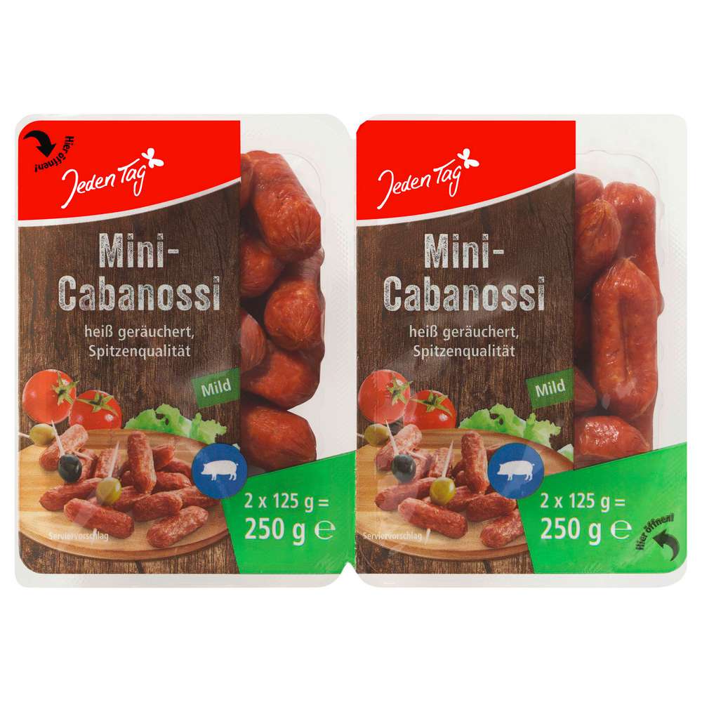 Produktabbildung Jeden Tag Mini-Cabanossi, Mild