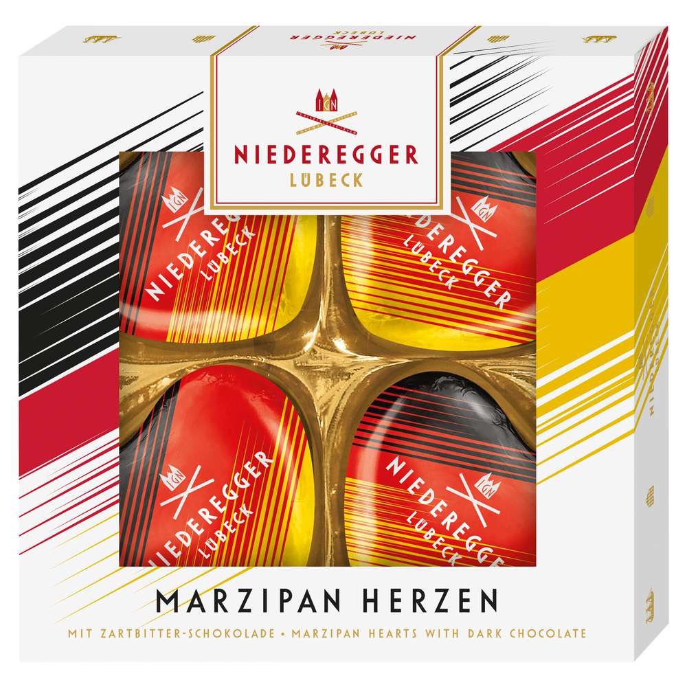 Produktabbildung Niederegger Pralinen Herzen Marzipan, Deutschland