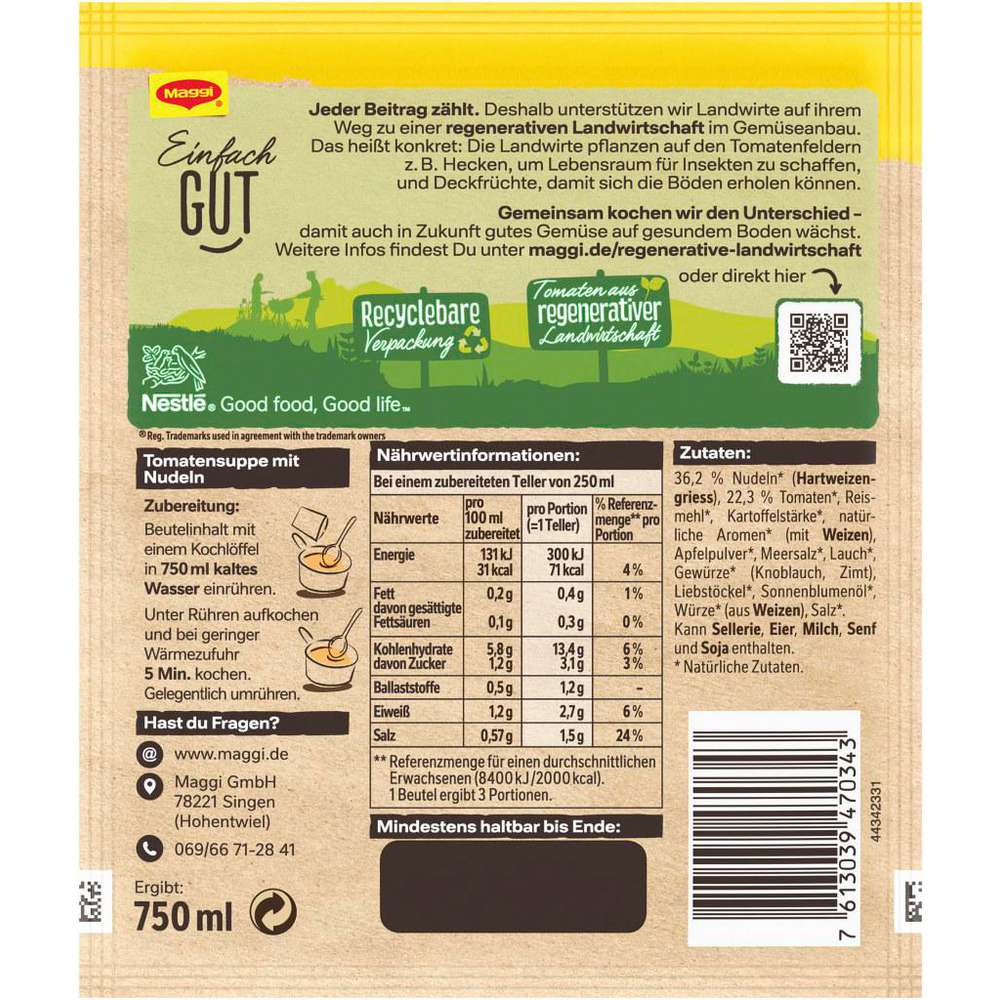 Produktabbildung Maggi Gewürzmischungen Guten Appetit, Gespenstersuppe