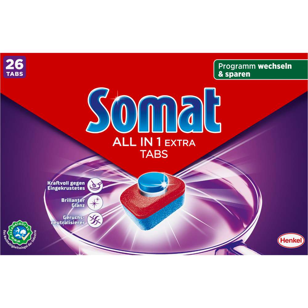 Produktabbildung Somat Spülmaschinen-Tabs, All in 1 Extra