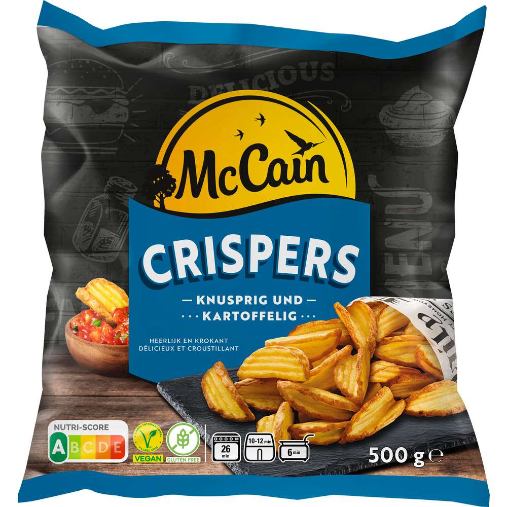 Produktabbildung McCain Crispers, Pommes, tiefgekühlt