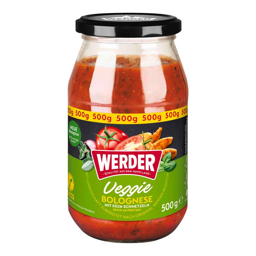 Produktabbildung Werder Bolognesesoße, Veggie