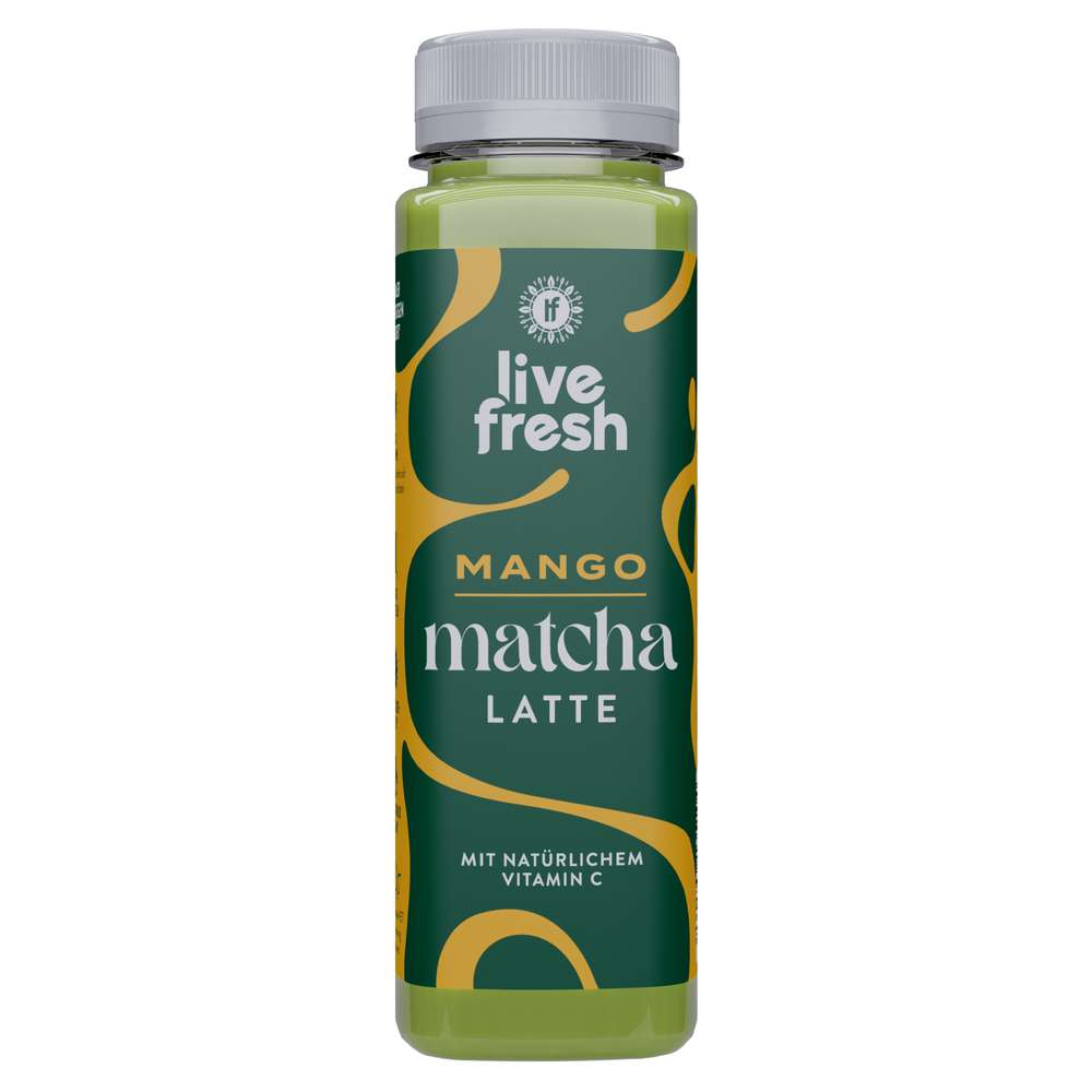 Produktabbildung Live Fresh Mango Matcha Latte