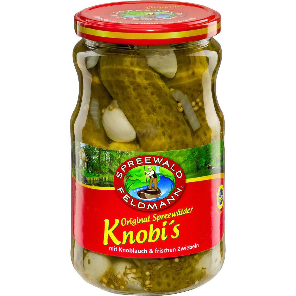 Produktabbildung Spreewald-Feldmann Gewürzgurken Knobis