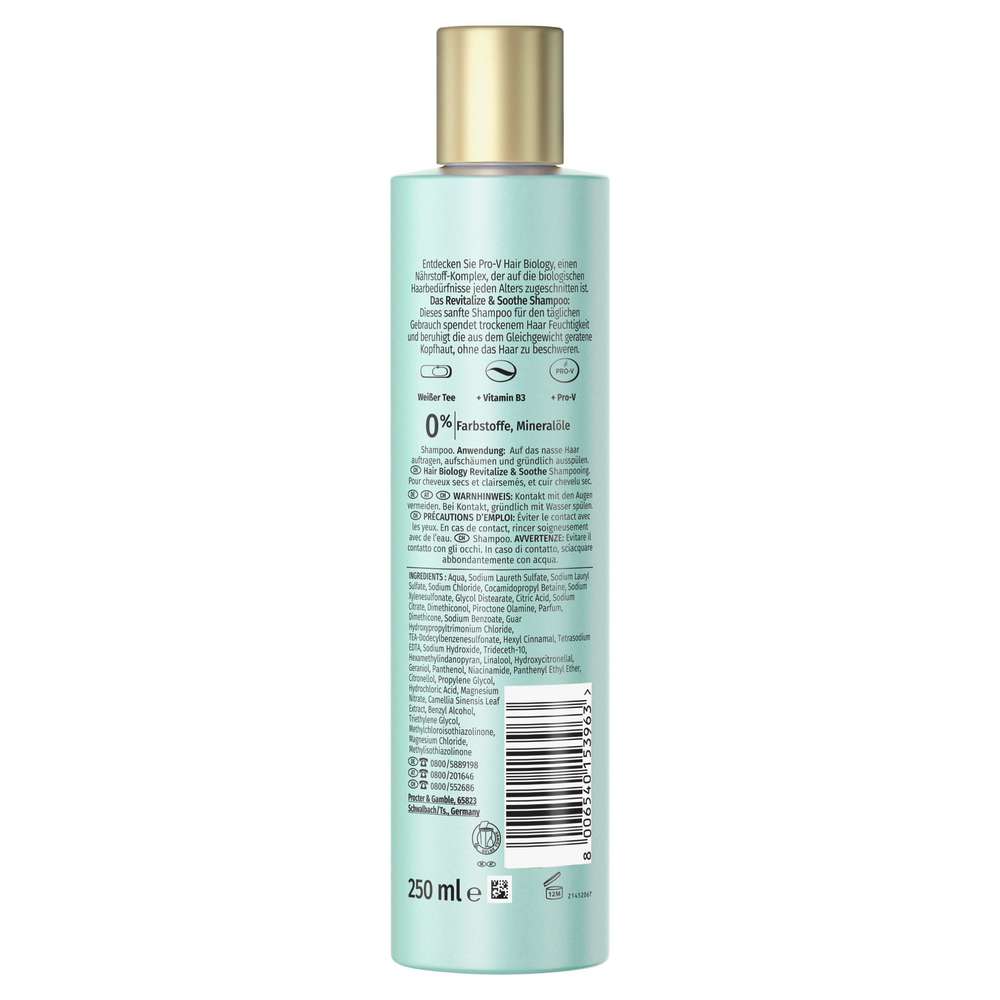 Produktabbildung Hair Biology Shampoo, Revitalize & Soothe