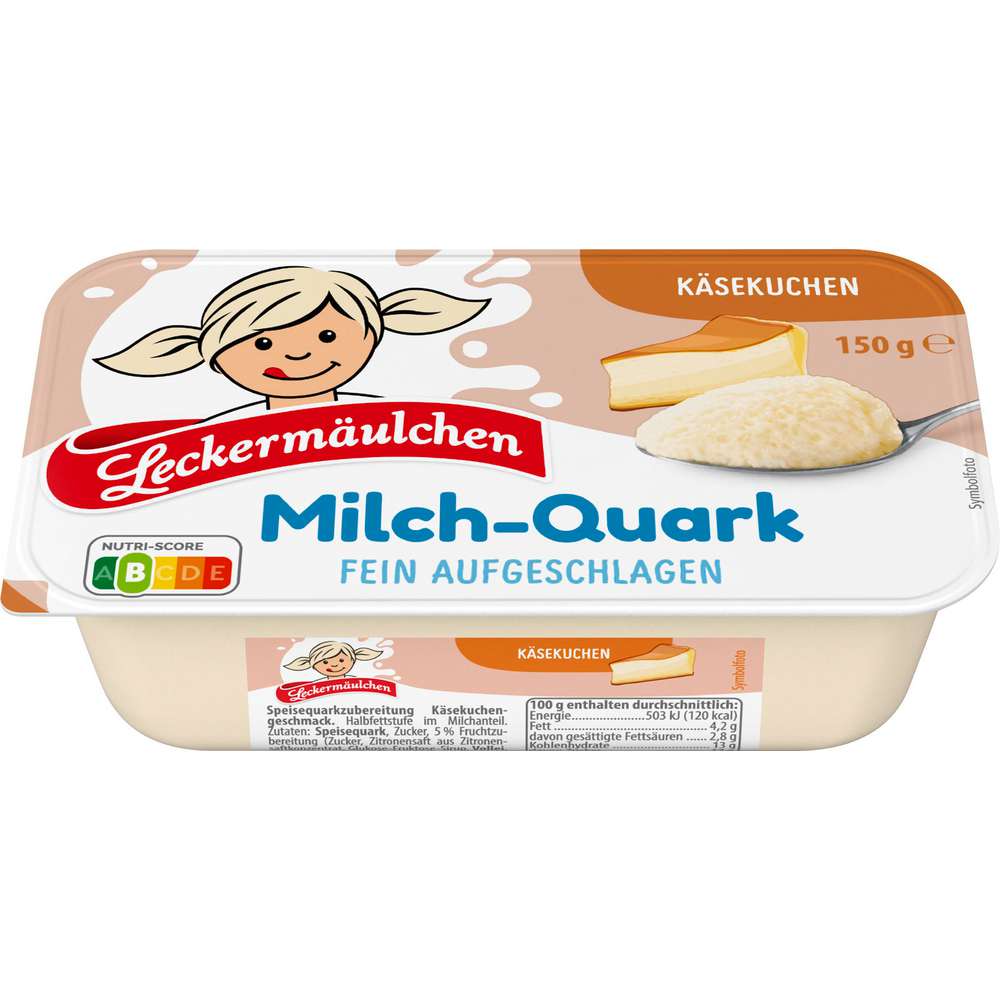 Produktabbildung Leckermäulchen Milchquark, Käsekuchen