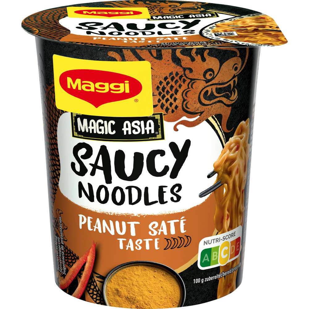 Produktabbildung Maggi Magic Asia Saucy Noodles, Erdnusbutter