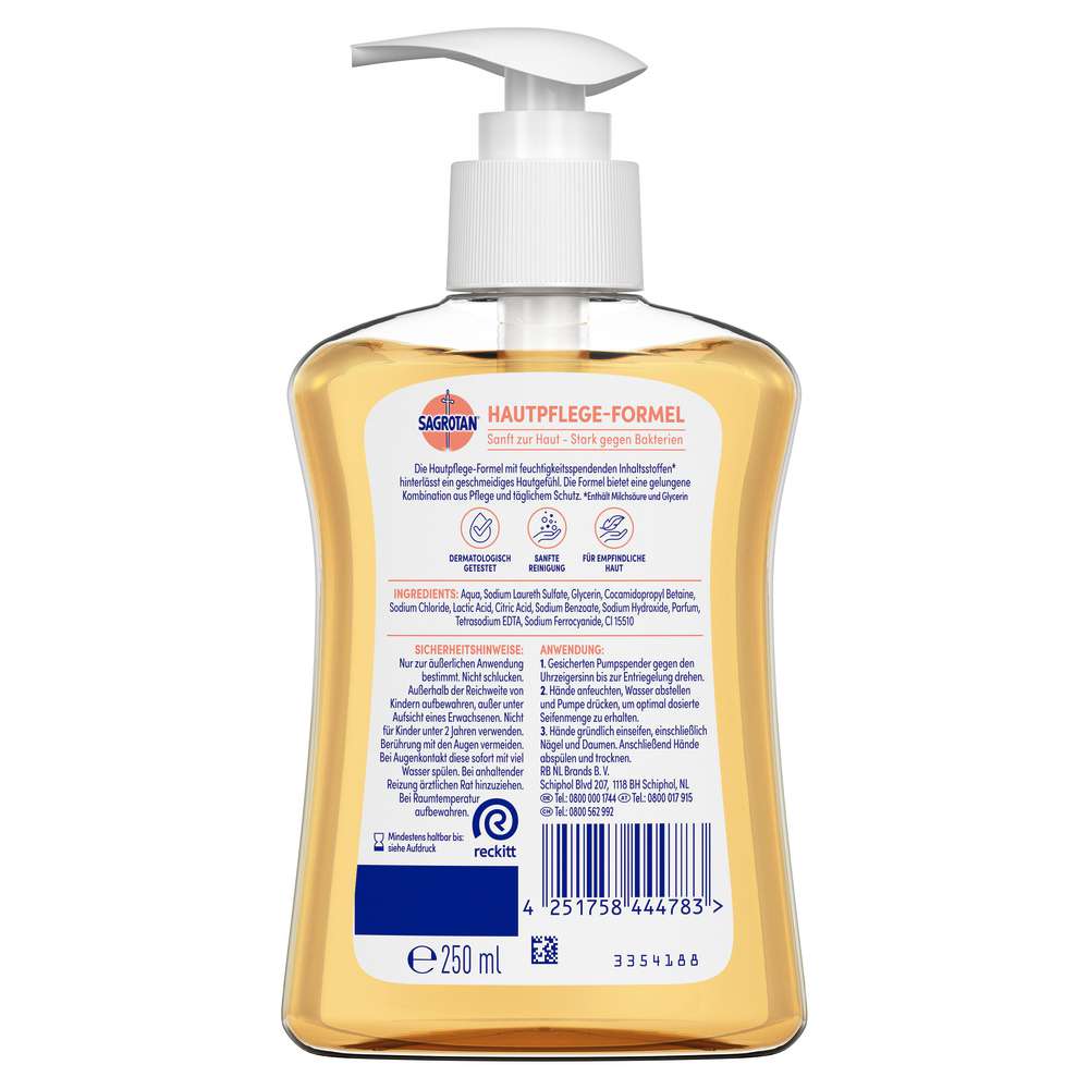 Produktabbildung Sagrotan Handseife Warmer Wienzauber, Vanille & Mandelmilch