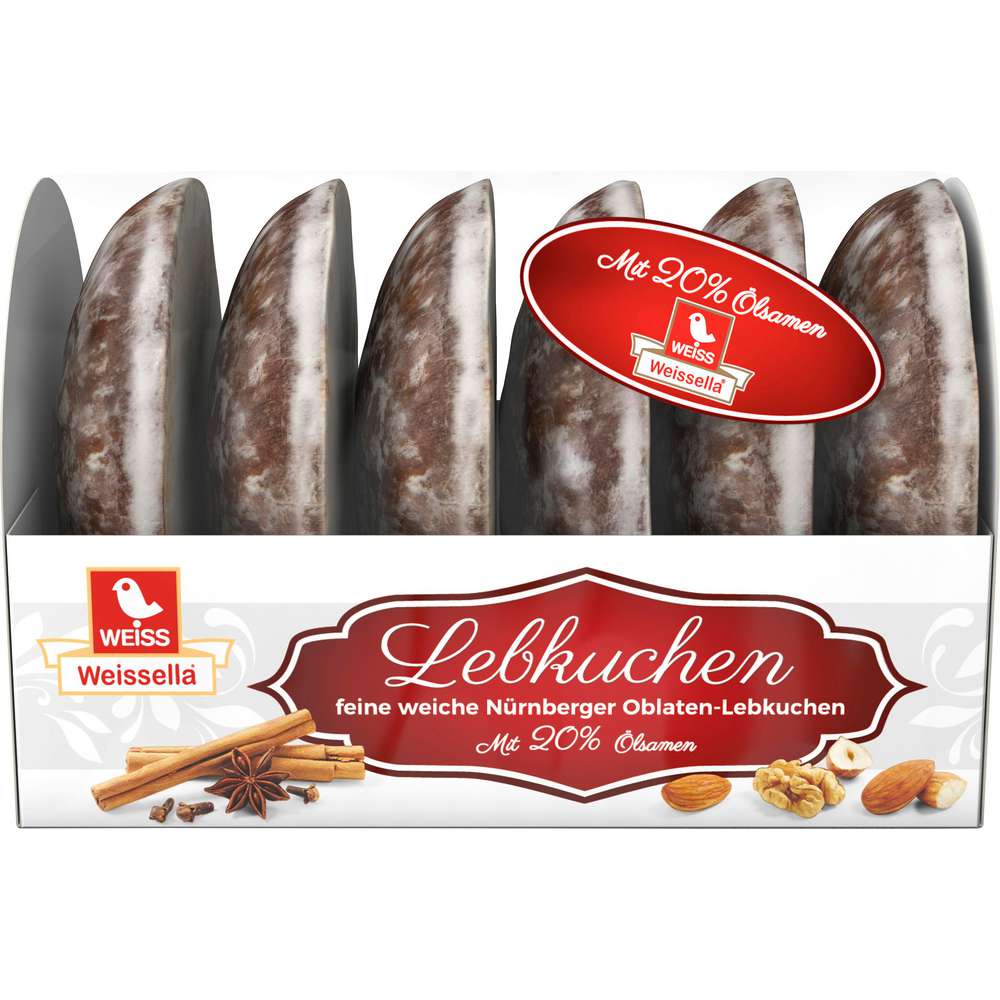 Produktabbildung Weiss Lebkuchen, glasiert
