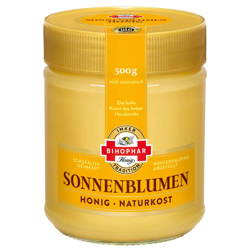 Produktabbildung Bihophar Sonnenblumen Honig