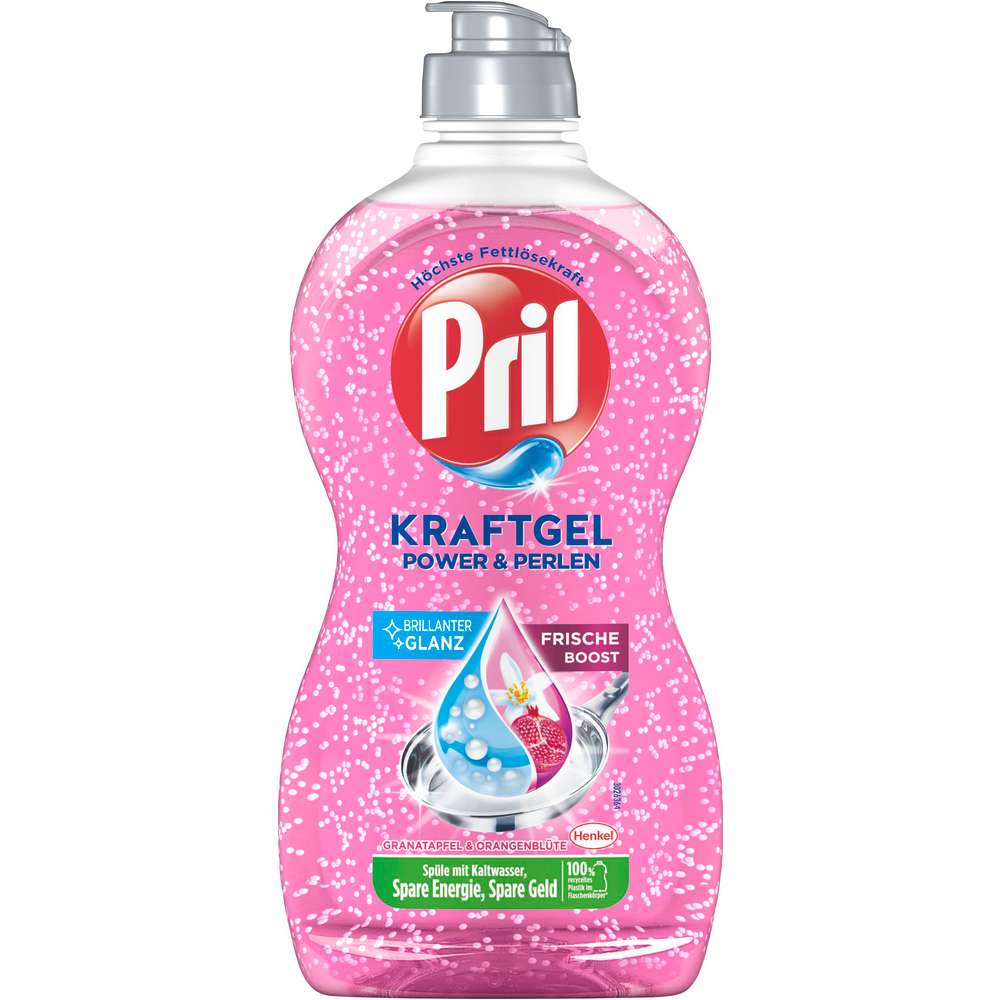 Produktabbildung Pril Geschirrspülmittel Kraftgel, Power & Perlen