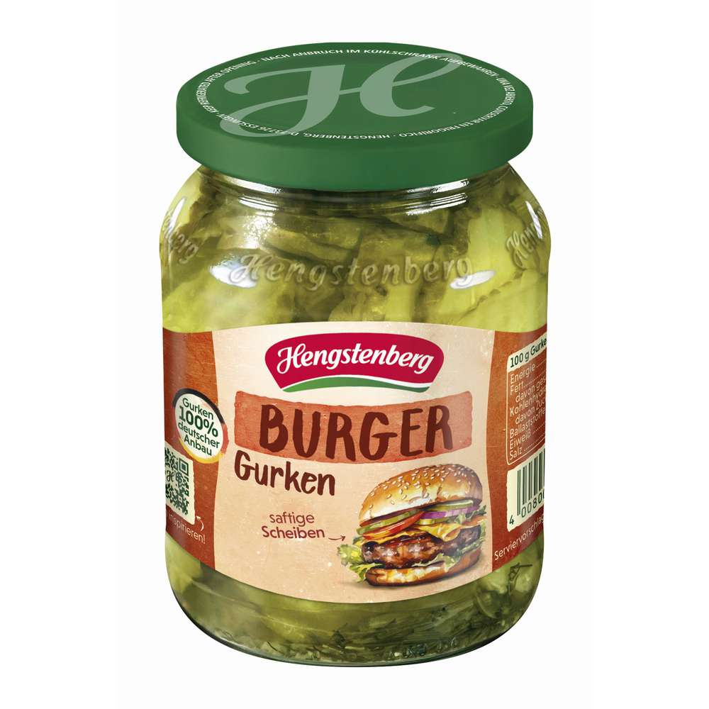 Produktabbildung Hengstenberg Burger-Gurken