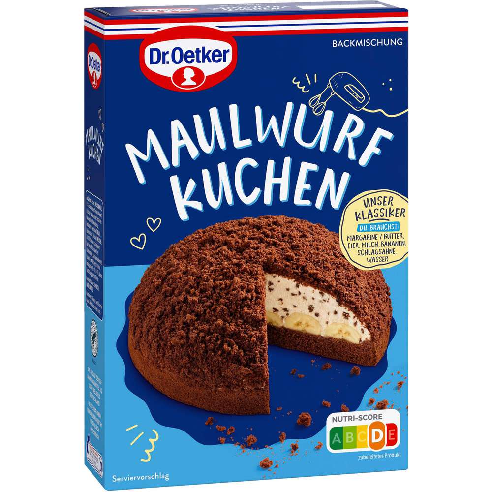 Produktabbildung Dr. Oetker Backmischung, Maulwurf Kuchen