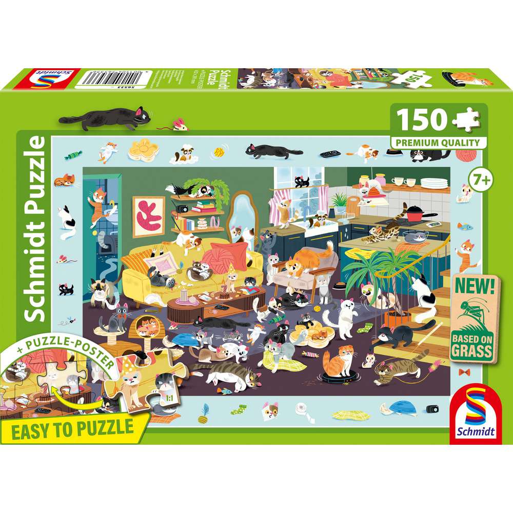 Produktabbildung Schmidt Spiele Puzzle Lustiges Katzen-Gewimmel