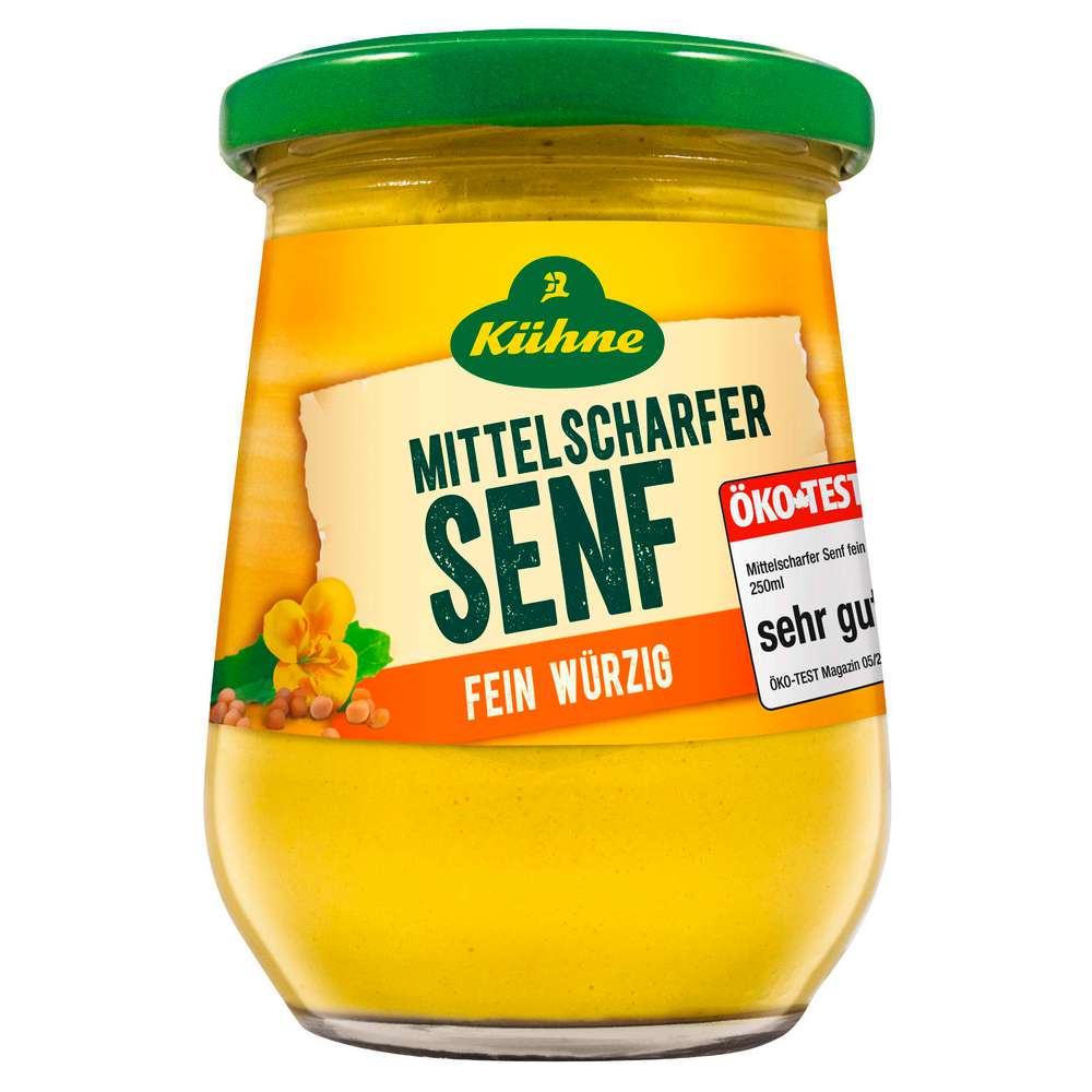 Produktabbildung Kühne Senf, mittelscharf