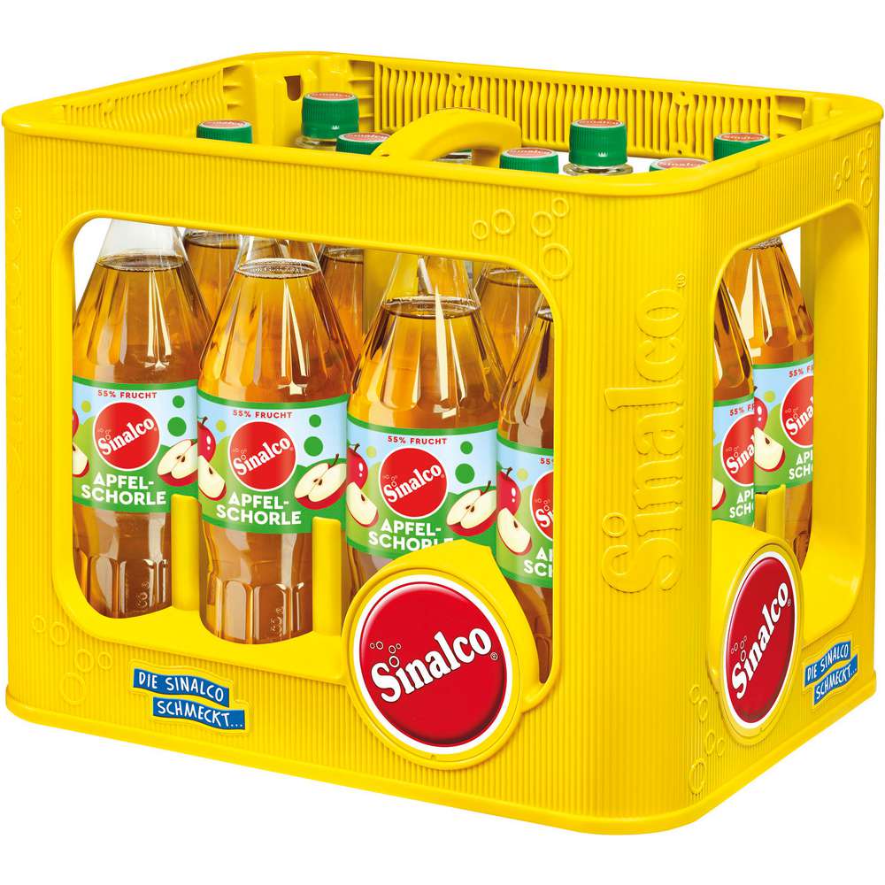 Produktabbildung Sinalco Apfelschorle (12x 1,000 Liter)