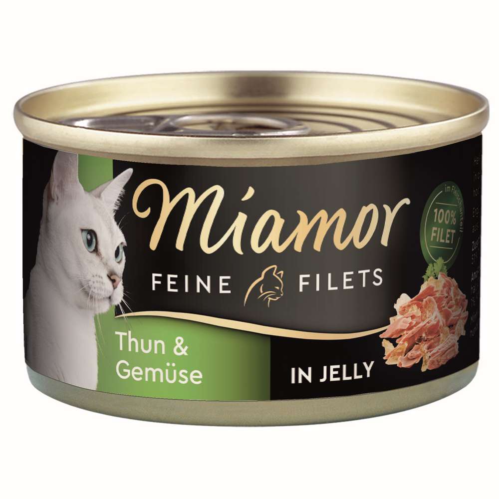 Produktabbildung Miamor Katzen-Nassfutter Feine Filets, Thunfisch/Gemüse