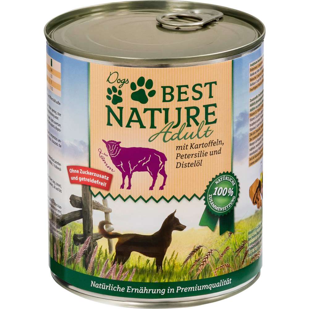 Produktabbildung Best Nature Hunde-Nassfutter, Lamm/Kartoffeln