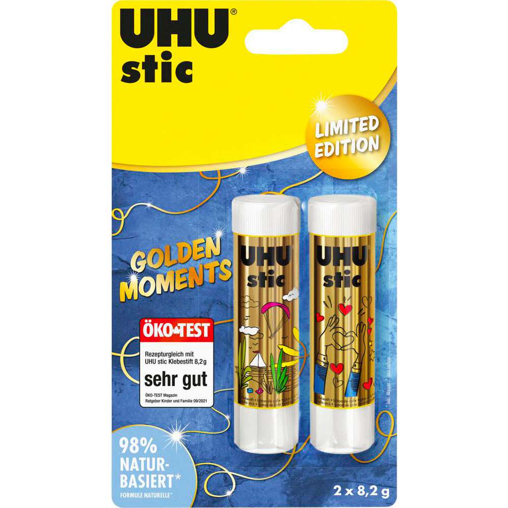 Produktabbildung UHU Klebestifte Gold Moments