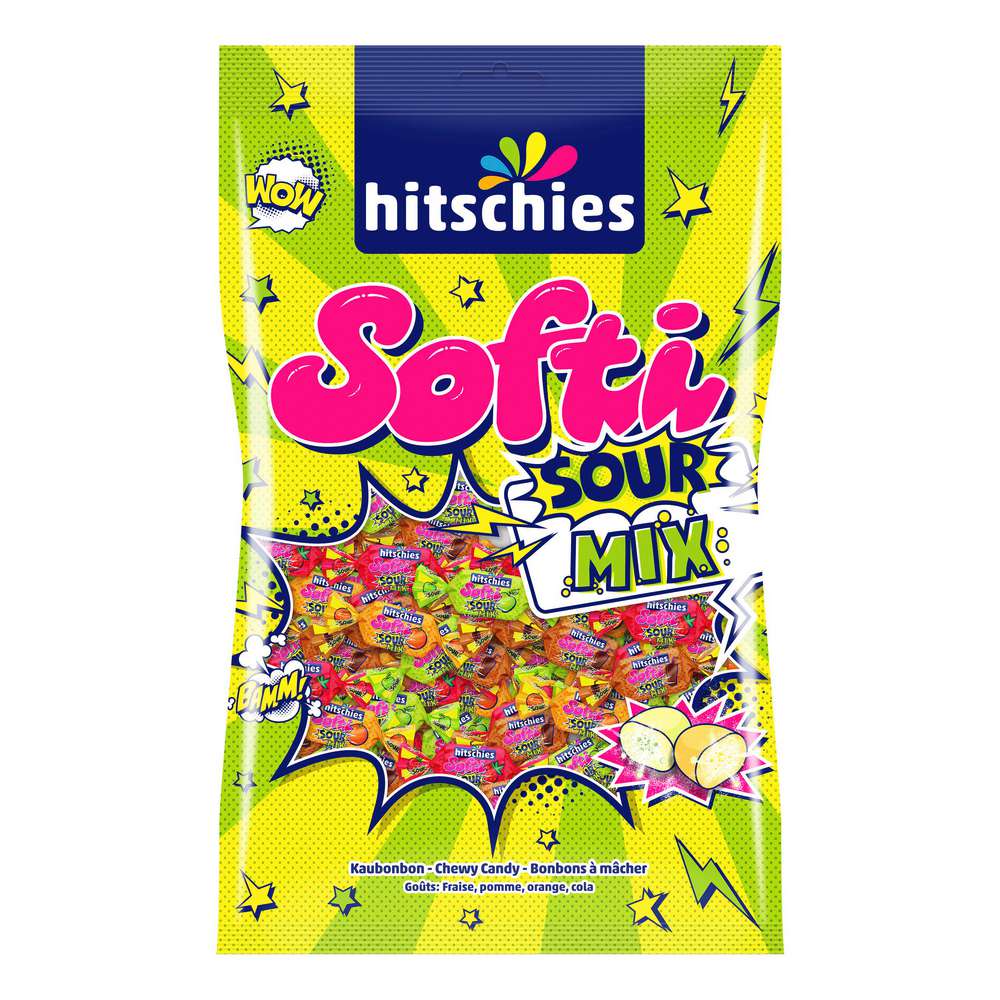 Produktabbildung Hitchcock Kaubonbons Softi Sour Brizzl Mix