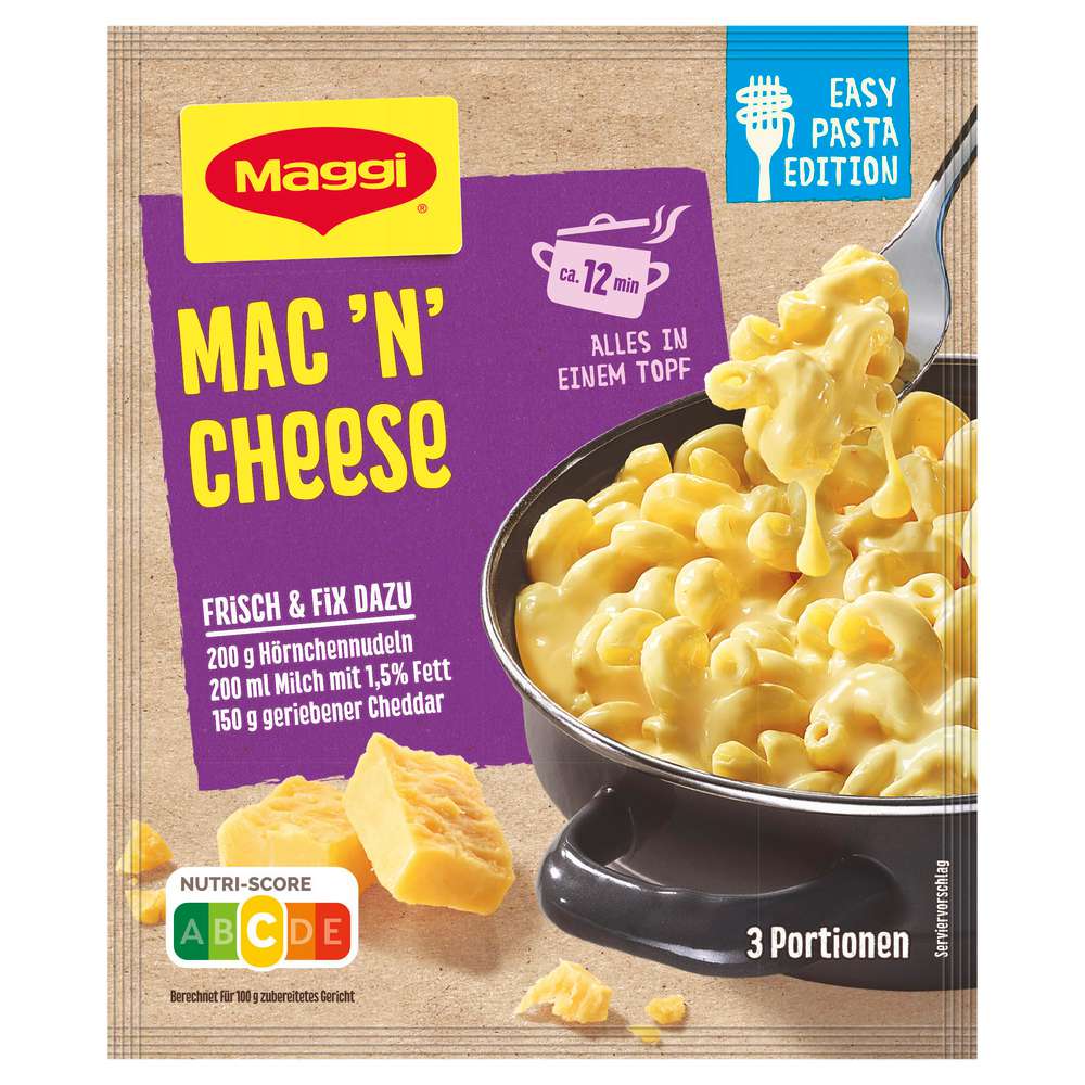 Produktabbildung Maggi Gewürzmischung Easy Pasta Edition, Mac 'N' Cheese