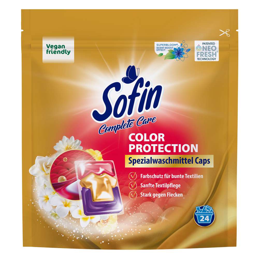 Produktabbildung Sofin Spezialwaschmittel-Caps, Color Protection