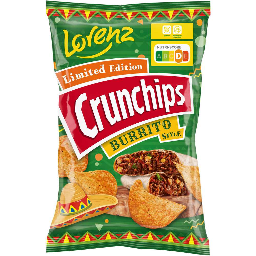 Produktabbildung Lorenz Crunchips, Burrito Style