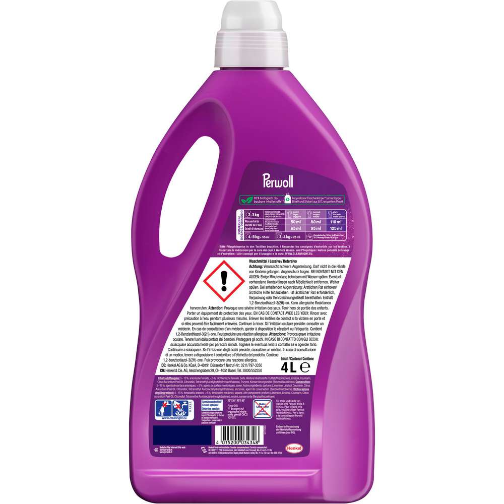 Produktabbildung Perwoll Color-Waschmittel, flüssig, Renew Blütenrausch