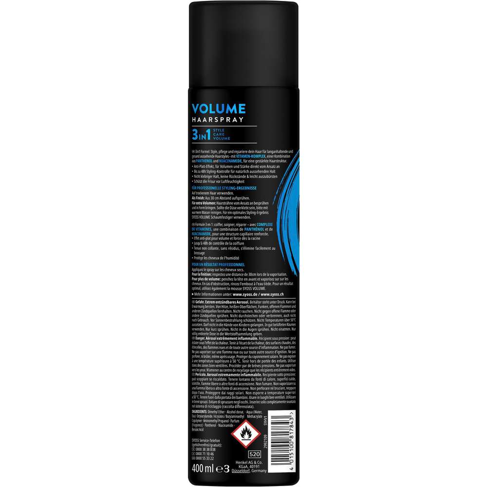 Produktabbildung Syoss Haarspray Volume