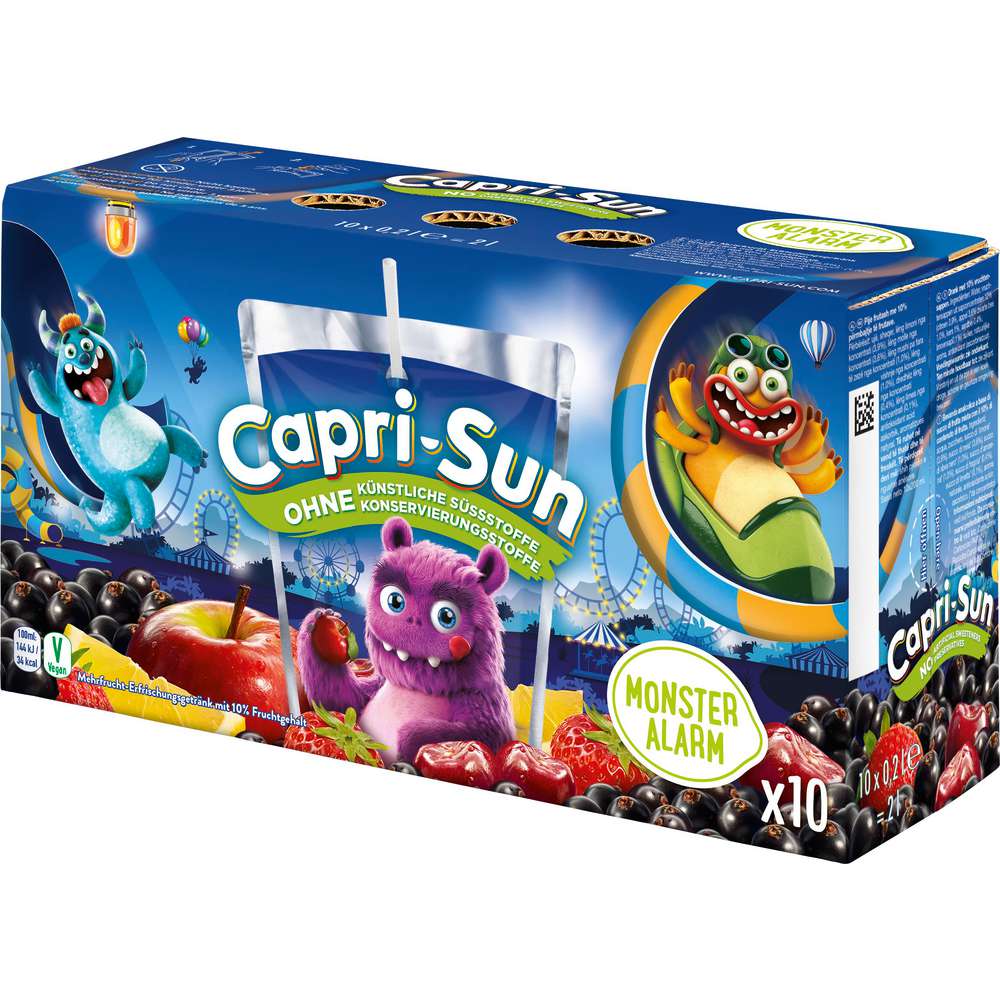 Produktabbildung Capri-Sun Capri Sonne, Monster Alarm, 10 x 0,2l 