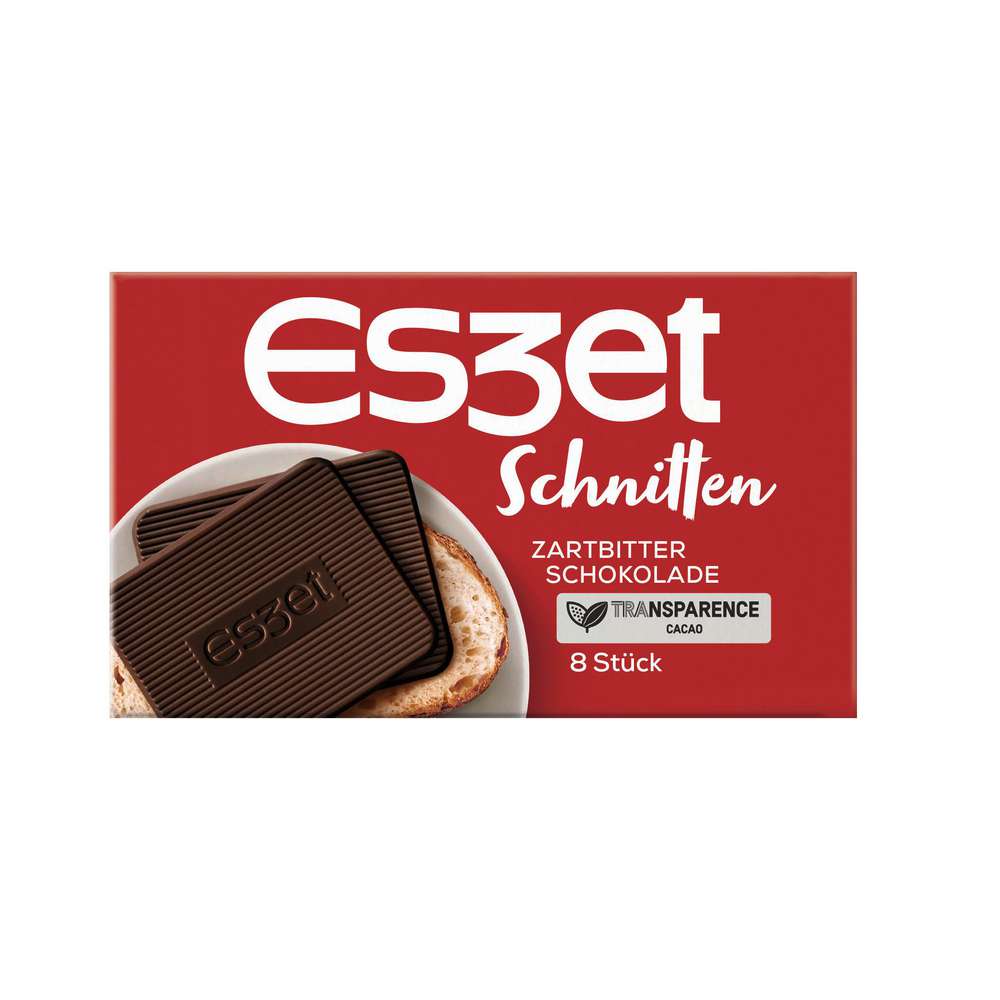 Produktabbildung Eszet Schoko-Schnitten, Zartbitter 