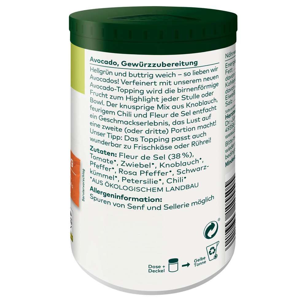 Produktabbildung Lebensbaum Avocado Gewürzzubereitung 